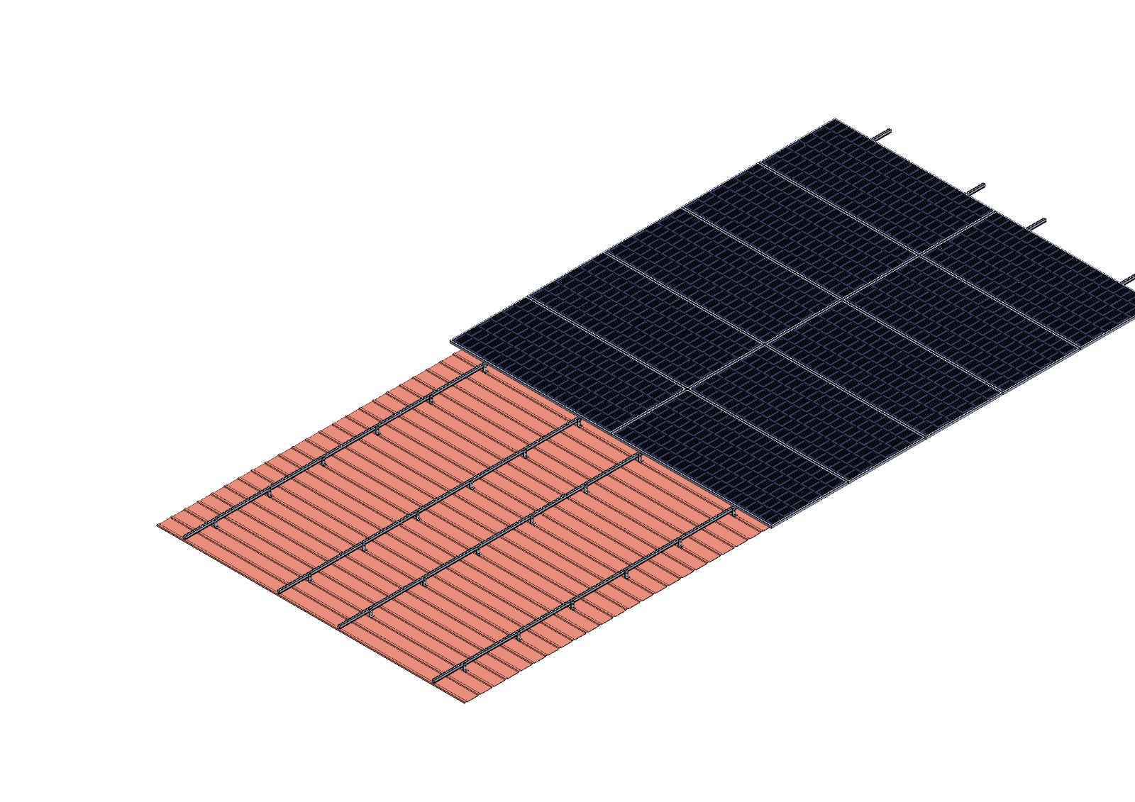 Aluminium Railing (Standing Seam)