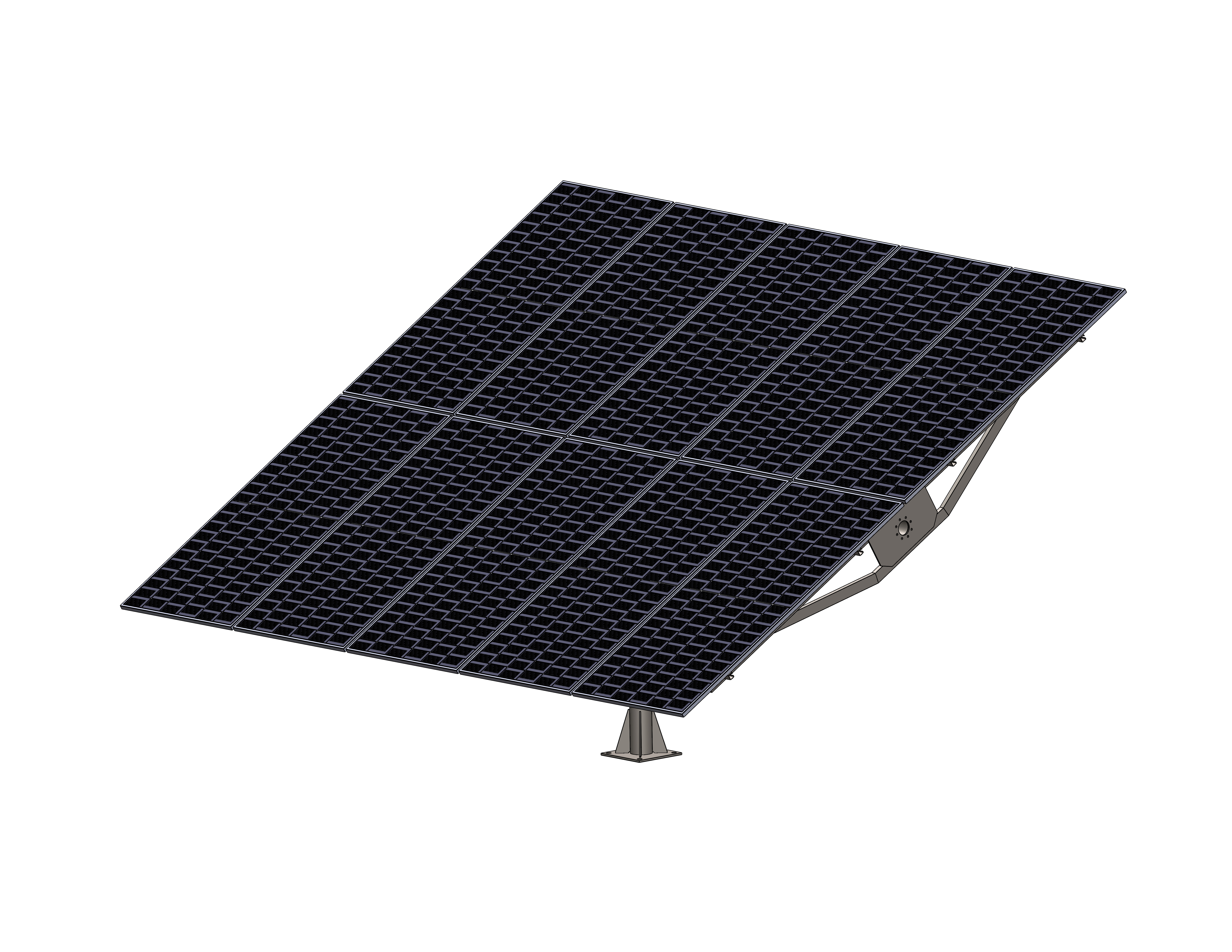 Solar Tubewell / Water Pump Structure